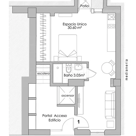 Apartman Authentic Alcazaba *